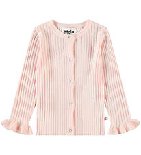 Molo Cardigan - Knitted - Rib - Gavi - Charlotte Pink