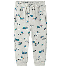 Name It Sweatpants - NmmTroy - Light Grey Melange