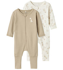 Name It Pyjamasdräkt - Noos - 2-pack - NbnNightsuit - Jet Ström