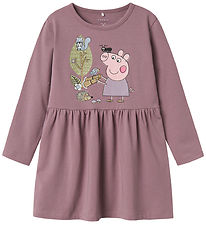 Name It Kleid - Noos - NmfDyffi Peppa - Elderberry m. Print