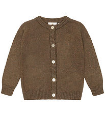 The New Siblings Cardigan - Stickad - TnsKeve - Ivy Green m. Gli