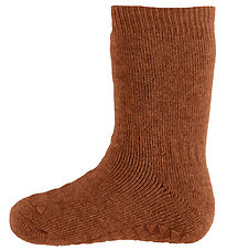 GoBabyGo Socks - Non-Slip - Caramel