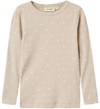 Lil' Atelier Blouse - Rib - NmfGago - Gray Morn/Heart