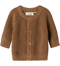 Lil' Atelier Cardigan - Knitted - NbnEmlen - Sepia Tint