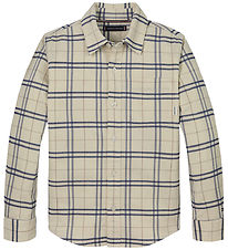 Tommy Hilfiger Skyrta - Flauel - Classic+ Drapplitað Athugaðu