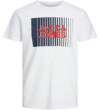 Jack & Jones T-shirt - Noos - JjeCorp - White w. Print