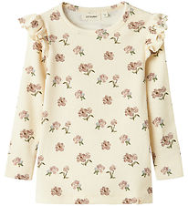 Lil' Atelier Bodysuit L/æ - NmfGavo Eko - Rib - Turtledove/Peony