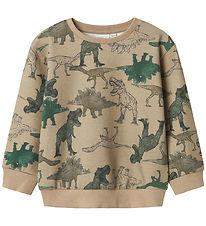 Name It Peysa - NmmBenja - Pure Cashmere M. Dino print