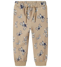 Name It Sweatpants - NmmTrille - Pure Cashmere m. Motorcykel