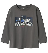 Name It Blouse - NmmTras - Lava Smoke