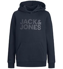Jack & Jones Kapuzenpullover - JjeCorp Noos - Navy Blazer/Jr/Lar