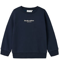Name It Peysa - NmmBrody - Dökkblátt Blazer M. Hvítur