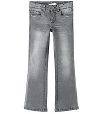 Name It Jeans - Noos - NkfPolly - Skinny Boot - Light Grey