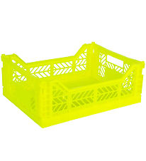 Aykasa Foldable Box - 40x30x15 cm - Midi - Neon Yellow