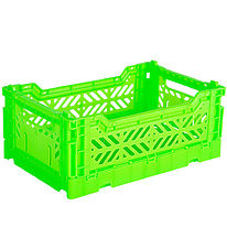 Aykasa Foldable Box - 27x17x11 cm - Mini - Neon Green