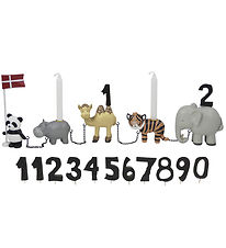 Kids by Friis Afmælislest - Dýragarðsdýr M. 11 Tölur