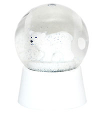 Kids by Friis Mini Snøkule - Ø: 4,3 cm - Isbjørn