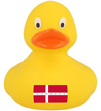 Bað önd - Gult Önd M. Danskur Fáni