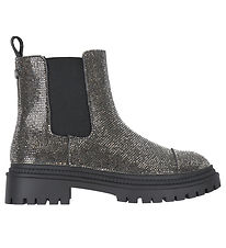 Steve Madden Boots - Moonlit - Pewter w. Rhinestone