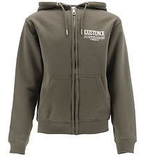Hound Cardigan - Army w. Globe