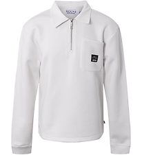 Hound Sweatshirt w. Zipper - Off White