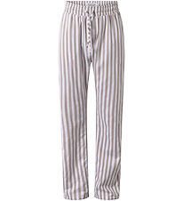 Hound Night Trousers - Grey/White Striped