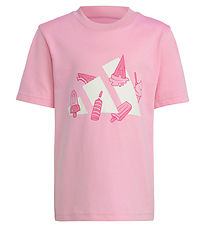 adidas Performance T-shirt - LK L Ice - True pink