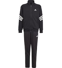 adidas Performance Tracksuit - J FI 3S - Black/White