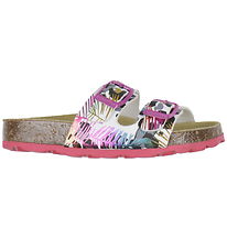 Superfit Sandalen - Fussbettpantoffel - Weiß/Lila