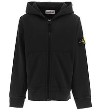 Stone Island Cardigan - Black w. Logo