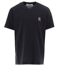 Stone Island T-Shirt - Navy Blue m. Logo