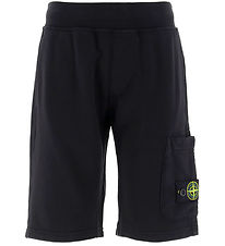 Stone Island Stuttbuxur - Svart M. Lógó
