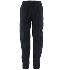 Stone Island Hosen - Navy Blue m. Logo