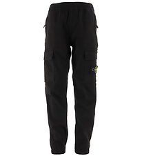 Stone Island Hosen - Schwarz m. Logo