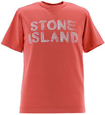 Stone Island T-Shirt - Geranie m. Print