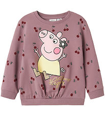 Name It Sweatshirt - NmfDamma - Peppa Wutz - Elderberry