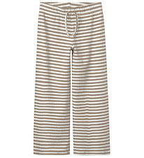 Name It Trousers - Rib - Noos - NkfSuraja - Mocha Meringue w. Wh