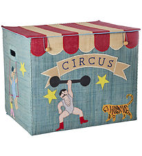 Rice Storage Basket - Raffia - Foldable - Circus