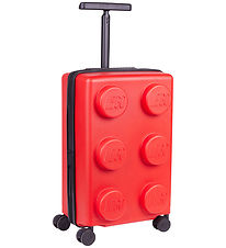 LEGO® Resväska - Brick 2x3 - Expanderbar PP - 31 L - Klarröd