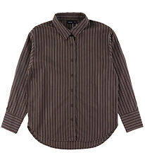 LMTD Shirt - NlfKelle - Chocolate Brown/Stripes
