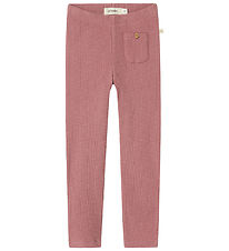 Lil' Atelier Leggings - Rib - NmfRaja - Nostalgie Rose