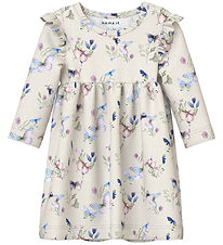 Name It Dress - NbfBela - Peyote Melange w. Butterflies