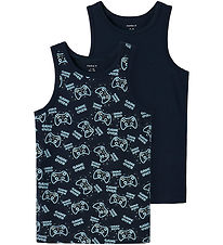 Name It Undershirt - Noos - 2-Pack - NkmTank - Dark Sapphire