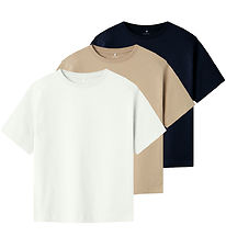 Name It T-shirts - Noos - 3-Pack - NkmVobbo - Dark Sapphire/PACK