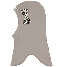 Racing Kids Balaclava - Single Layer - Stone w. Bow