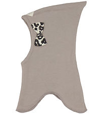 Racing Kids Balaclava - 2-layer - Stone w. Bow