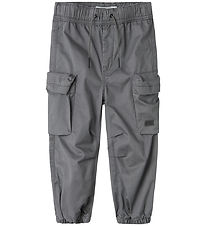 Name It Trousers - NmmBen - R Parachute - Noos - Lava Smoke