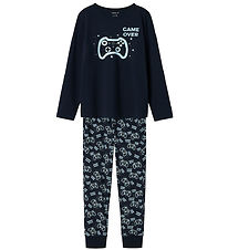 Name It Pyjama Set - 2 Parts - NkmNightset Game - Dark Sapphire