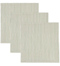 Konges Sløjd Muslinfiltar - 3-pack - Te Stripe