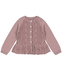 Konges Sløjd Cardigan - Knitted - Cabby Frill - Deauville Mauve